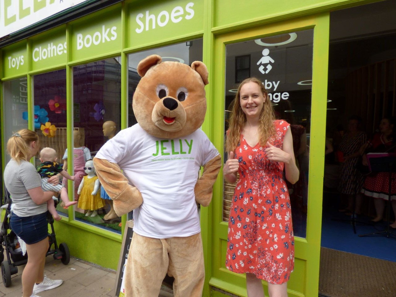 Exeter children’s charity shop celebrates jelly good opening!